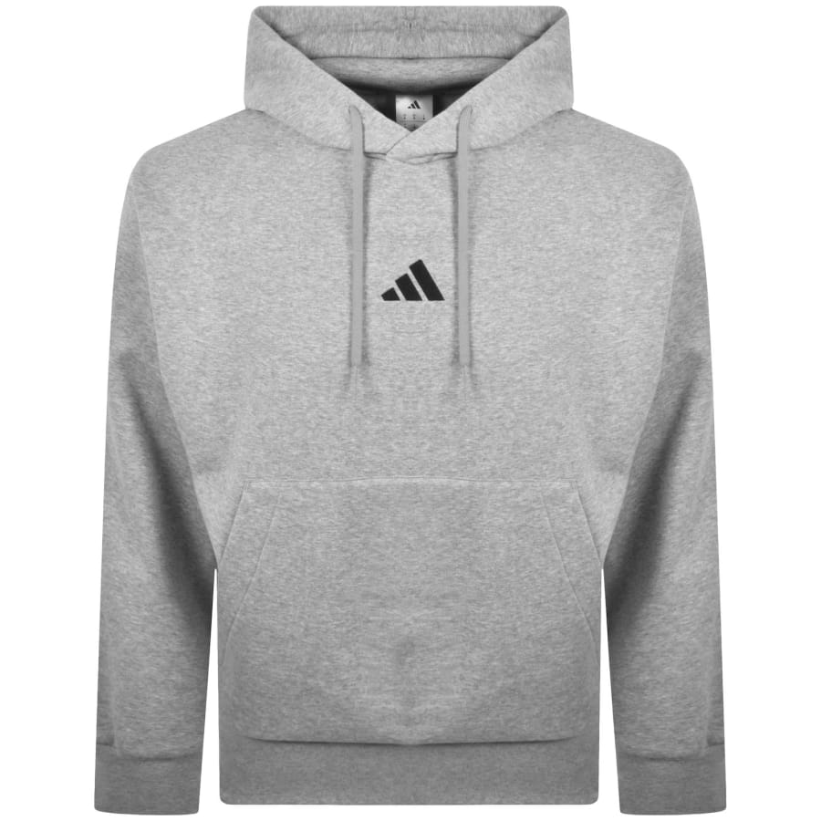 Image number 1 for adidas Sportswear Feel Cozy Hoodie Grey