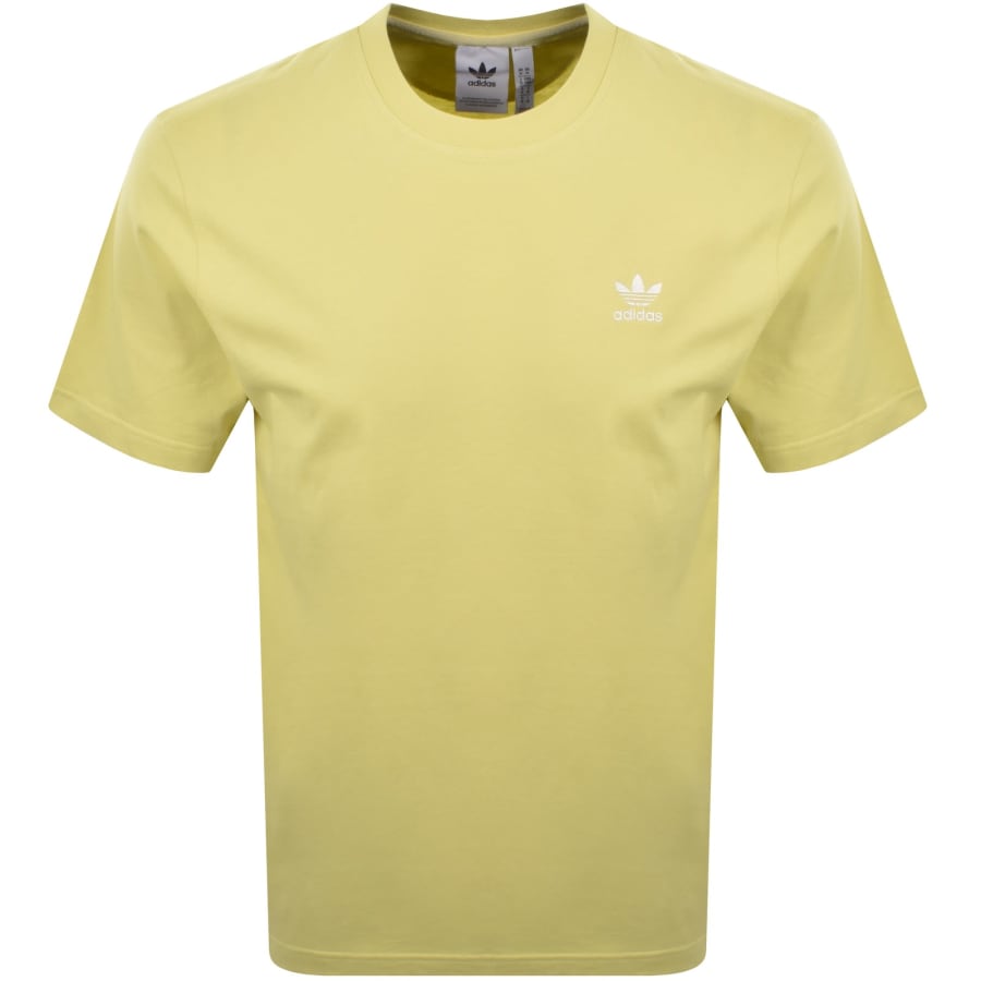 Image number 1 for adidas Originals Loose T Shirt Yellow