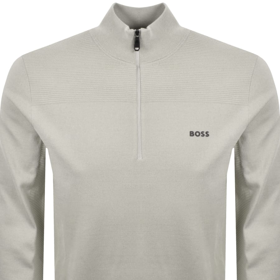 Image number 2 for BOSS Knit Momentum-X Knit Jumper Beige