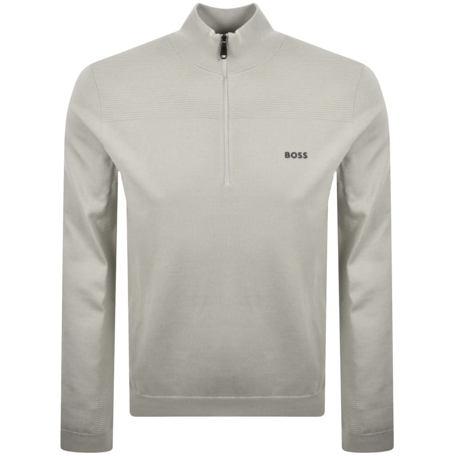 Image number 1 for BOSS Knit Momentum-X Knit Jumper Beige