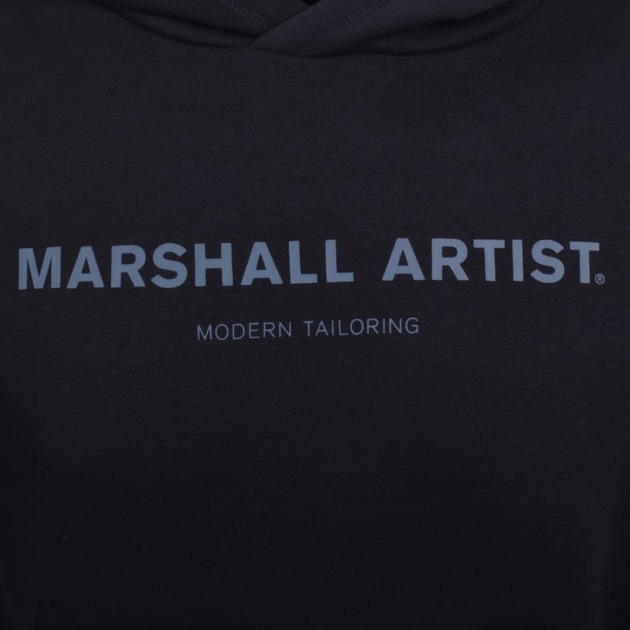 Image number 3 for Marshall Artist Stampa Oth Hoodie Navy