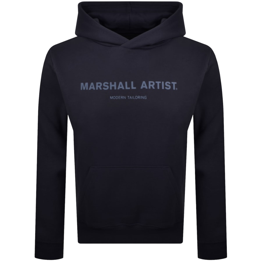 Image number 1 for Marshall Artist Stampa Oth Hoodie Navy