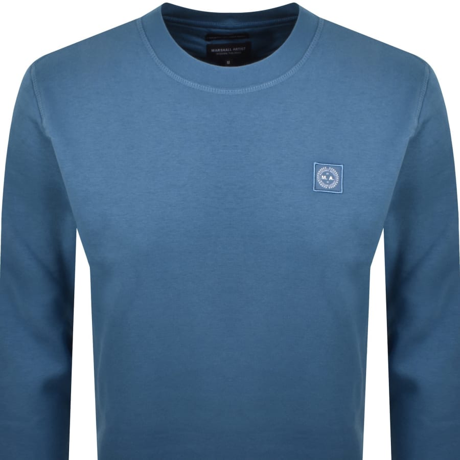 Image number 2 for Marshall Artist Marchio Sweatshirt Blue
