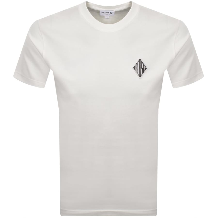 Image number 1 for Lacoste Badge T Shirt White