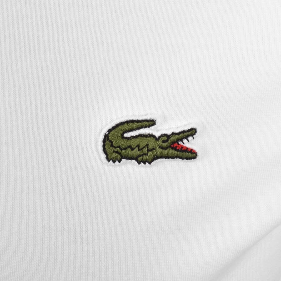 Image number 3 for Lacoste Crew Neck T Shirt White
