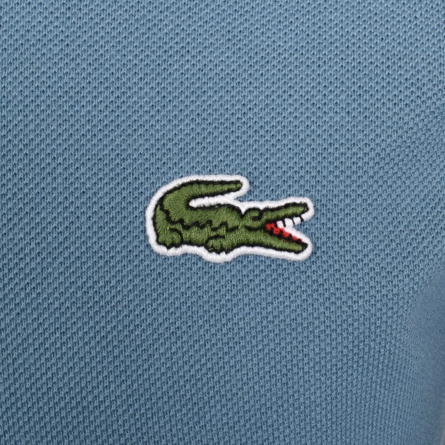 Image number 3 for Lacoste Short Sleeved Polo T Shirt Blue