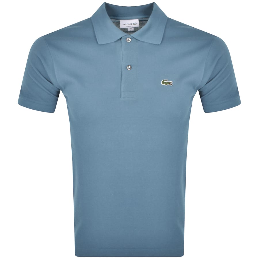 Image number 1 for Lacoste Short Sleeved Polo T Shirt Blue