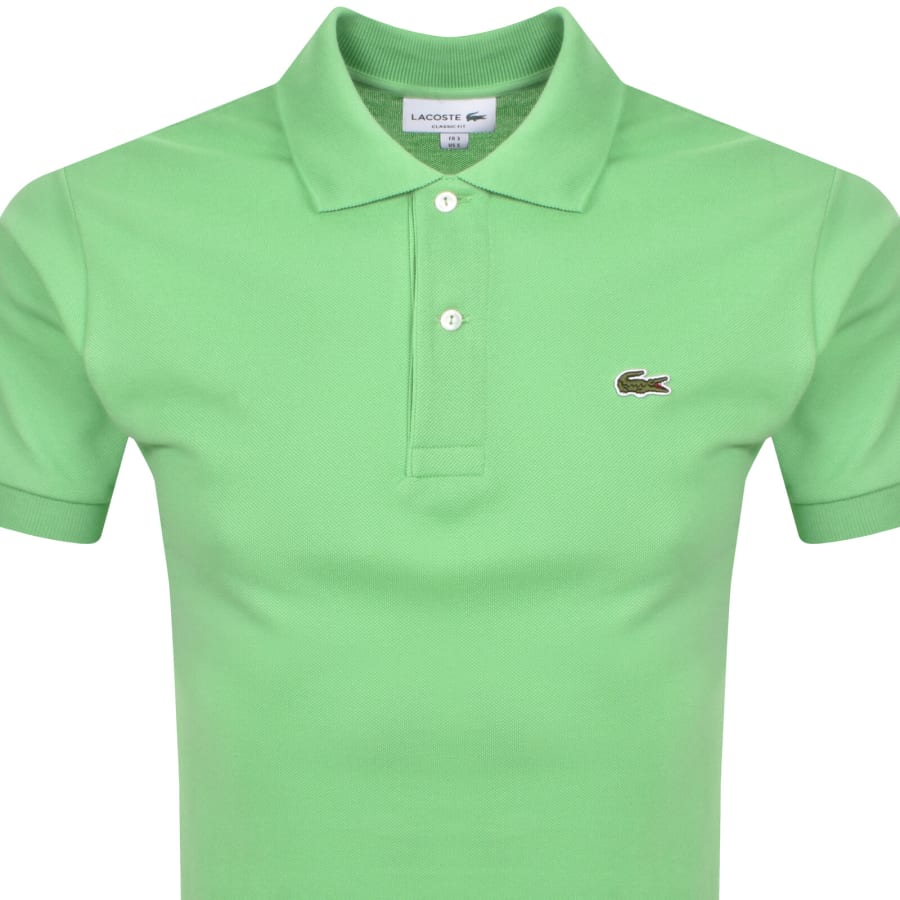 Image number 2 for Lacoste Short Sleeved Polo T Shirt Green