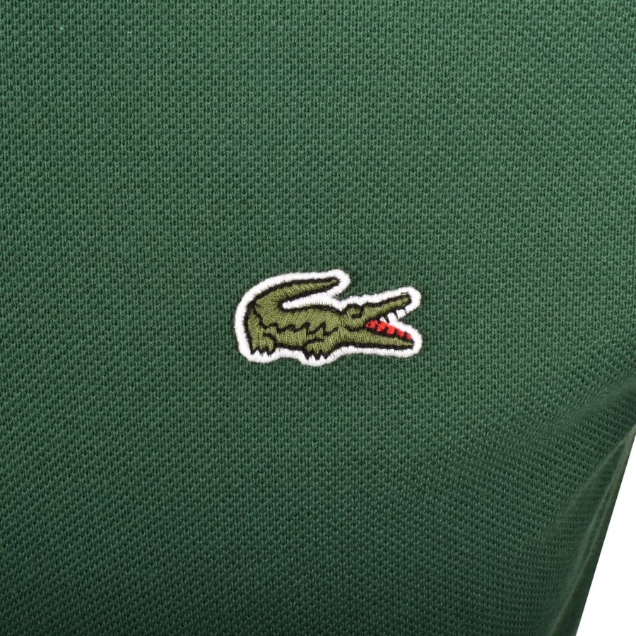 Image number 3 for Lacoste Tipped Polo T Shirt Green