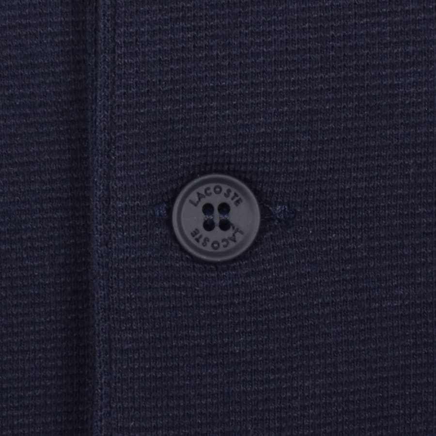 Image number 4 for Lacoste Long Sleeve Polo T Shirt Navy