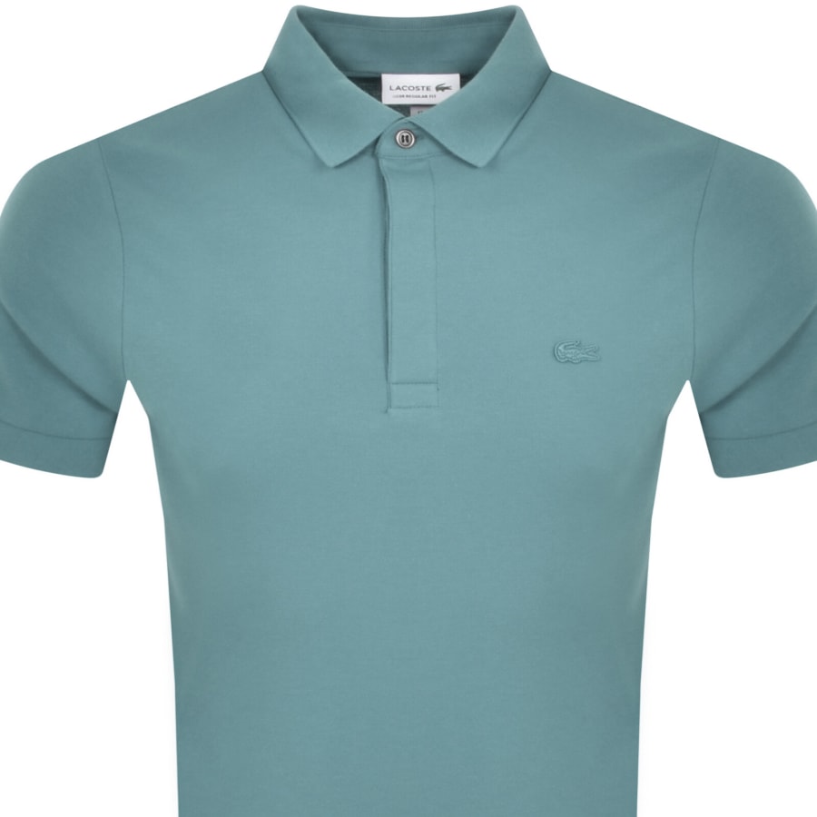 Image number 2 for Lacoste Short Sleeved Polo T Shirt Blue
