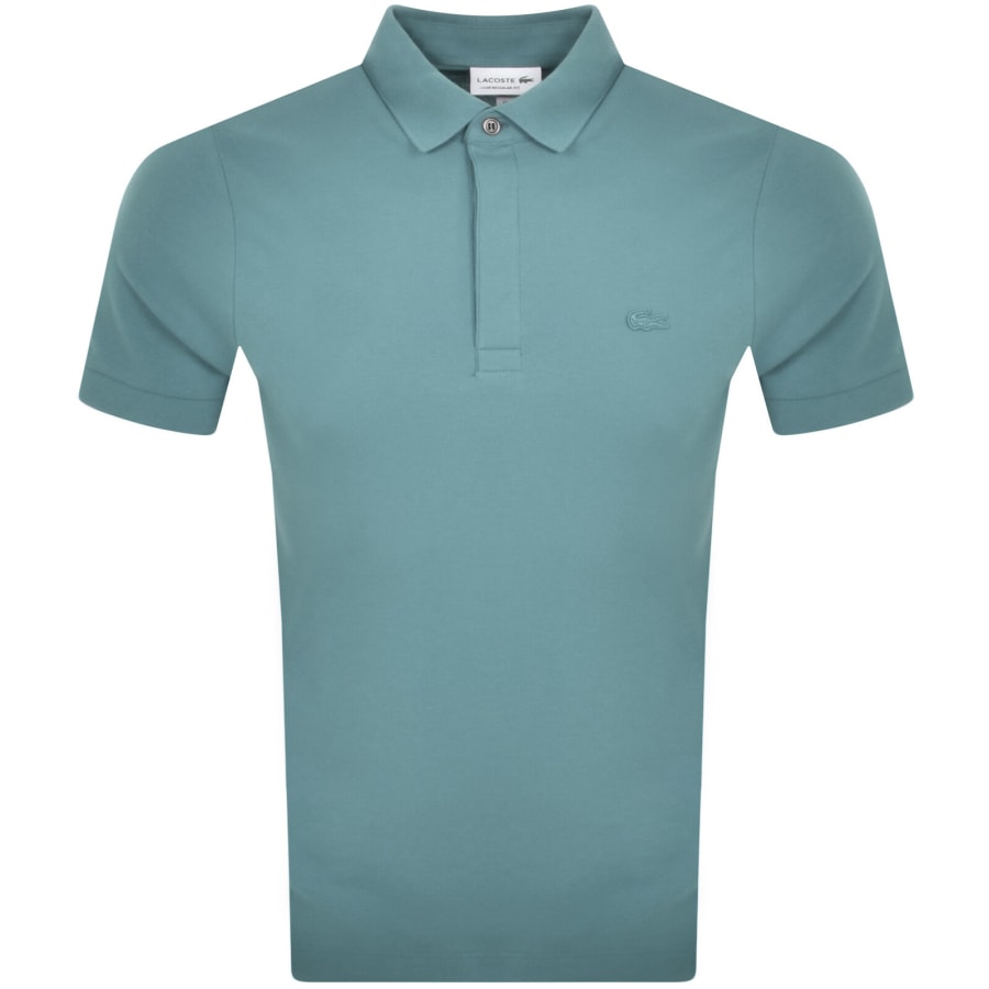 Image number 1 for Lacoste Short Sleeved Polo T Shirt Blue