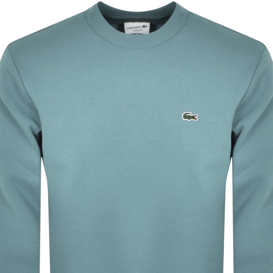 Image number 2 for Lacoste Fleece Sweatshirt Blue