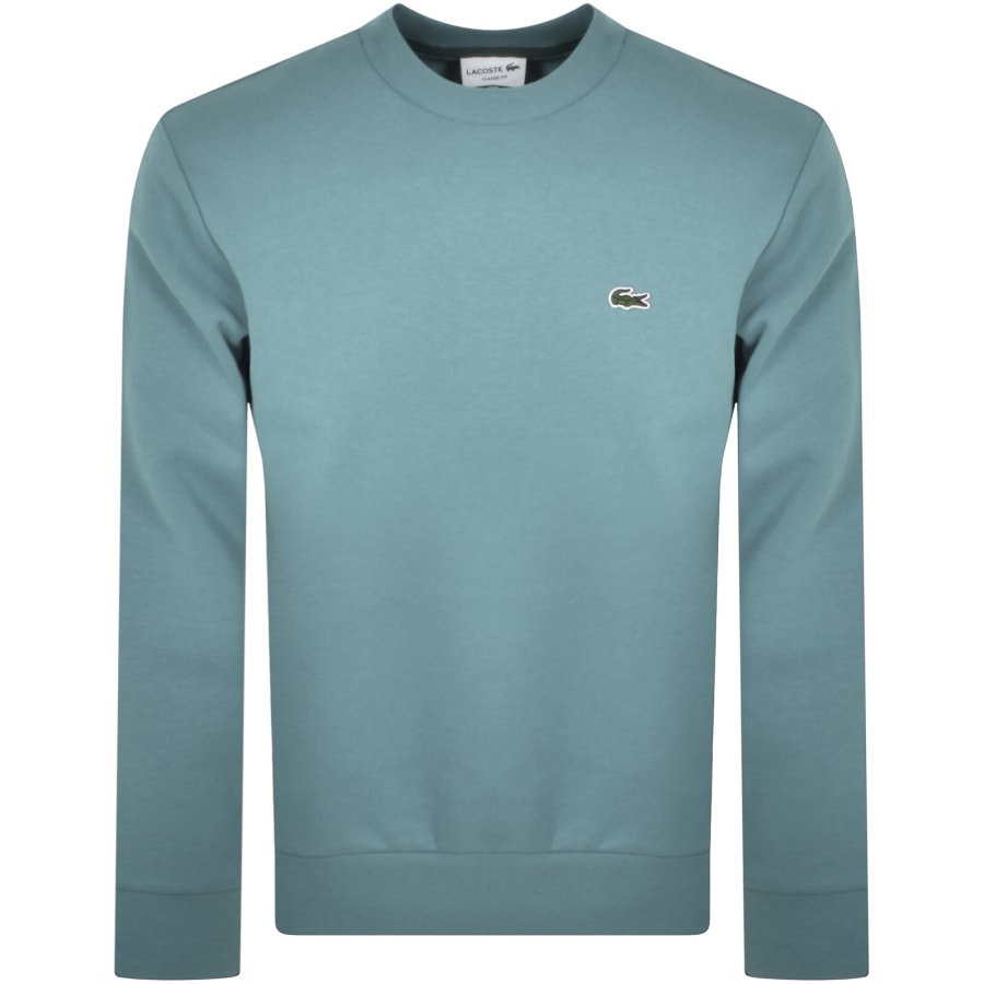 Image number 1 for Lacoste Fleece Sweatshirt Blue