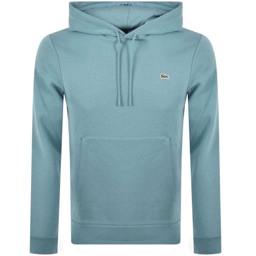 Image number 1 for Lacoste Logo Pullover Hoodie Blue