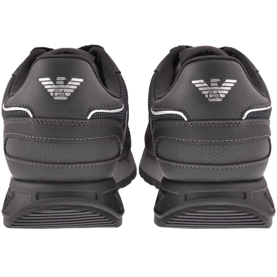 Image number 2 for EA7 Emporio Armani Logo Trainers Grey