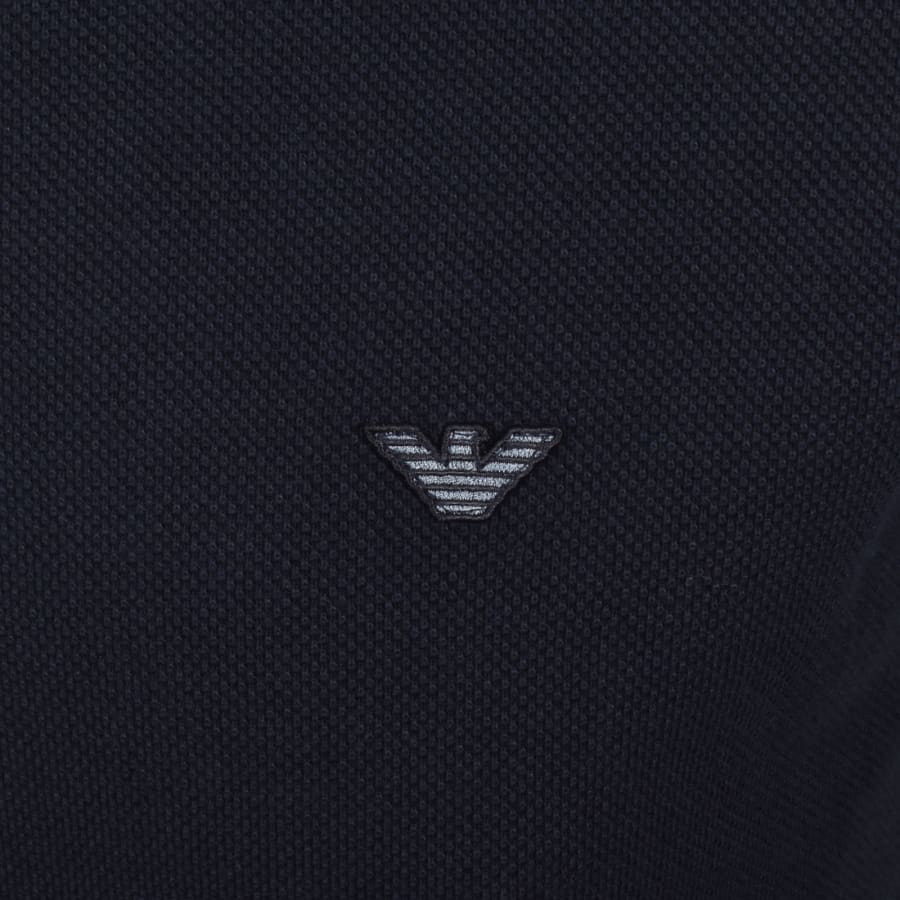Image number 3 for Emporio Armani Loungewear Felpa Polo Navy