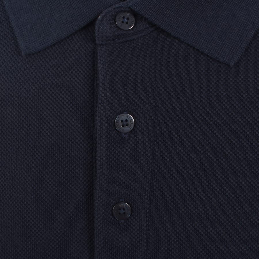 Image number 4 for Emporio Armani Loungewear Felpa Polo Navy