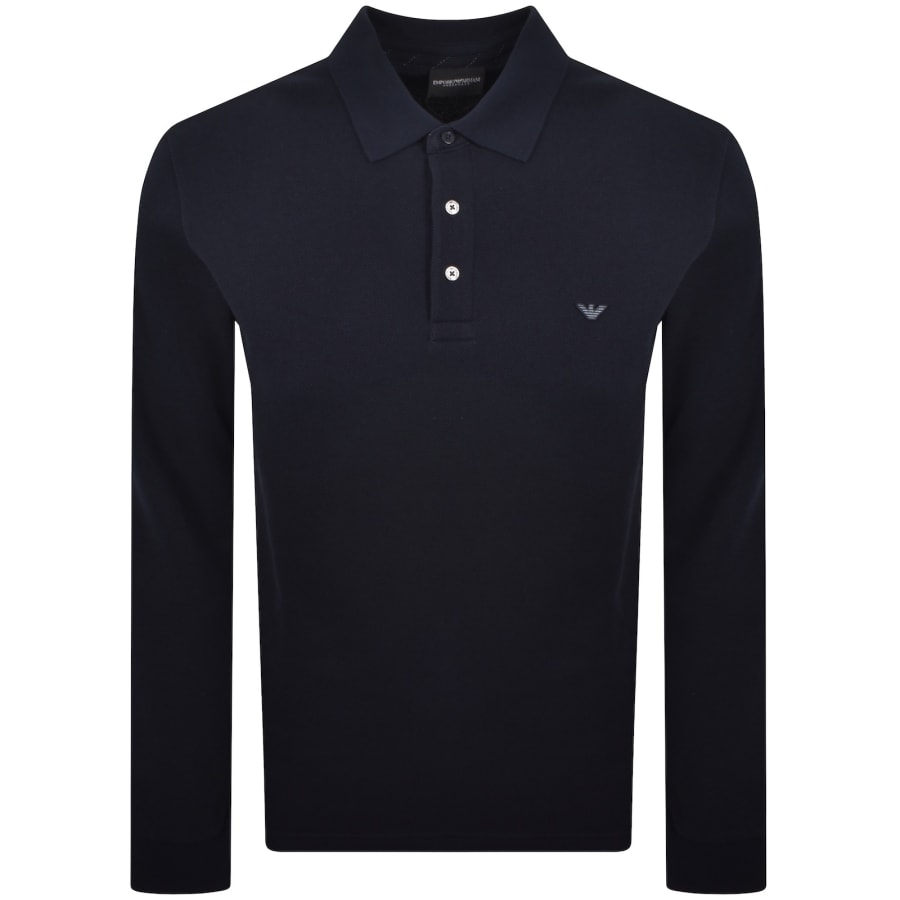 Image number 1 for Emporio Armani Loungewear Felpa Polo Navy