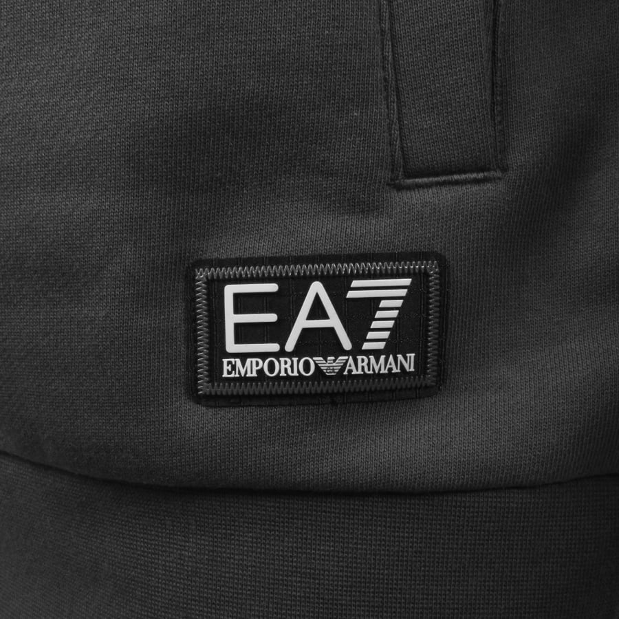 Image number 4 for EA7 Emporio Armani Logo Hoodie Grey