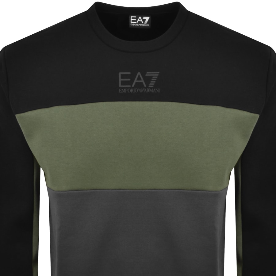 Image number 2 for EA7 Emporio Armani Logo Sweatshirt Black