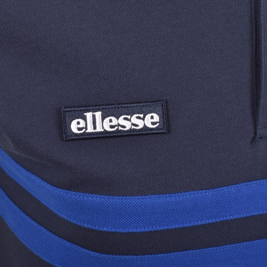 Image number 3 for Ellesse Muccia Polo T Shirt Navy