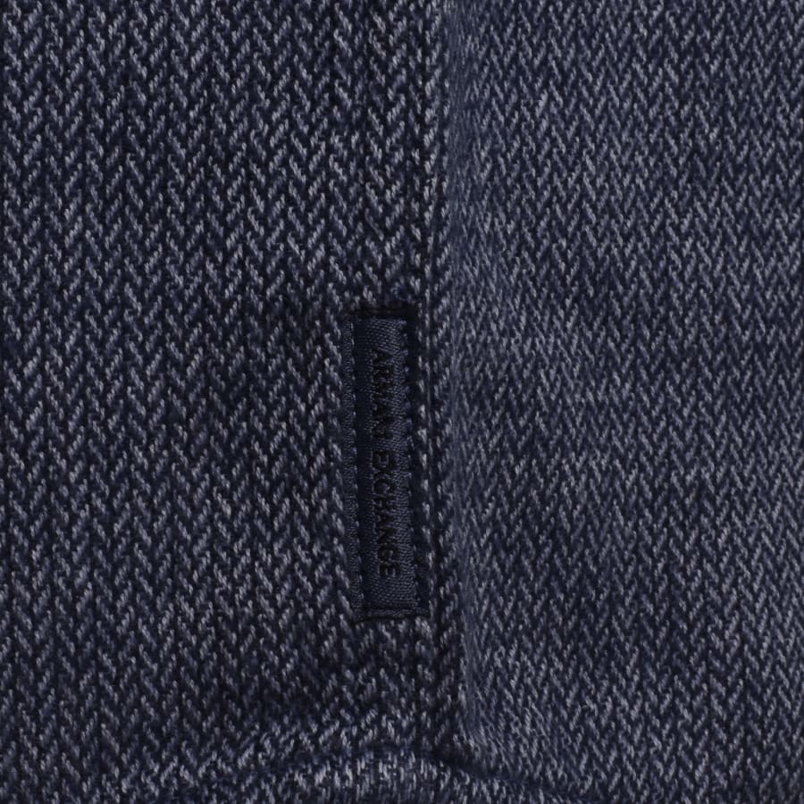 Image number 3 for Armani Exchange Short Sleeve Shirt Blue