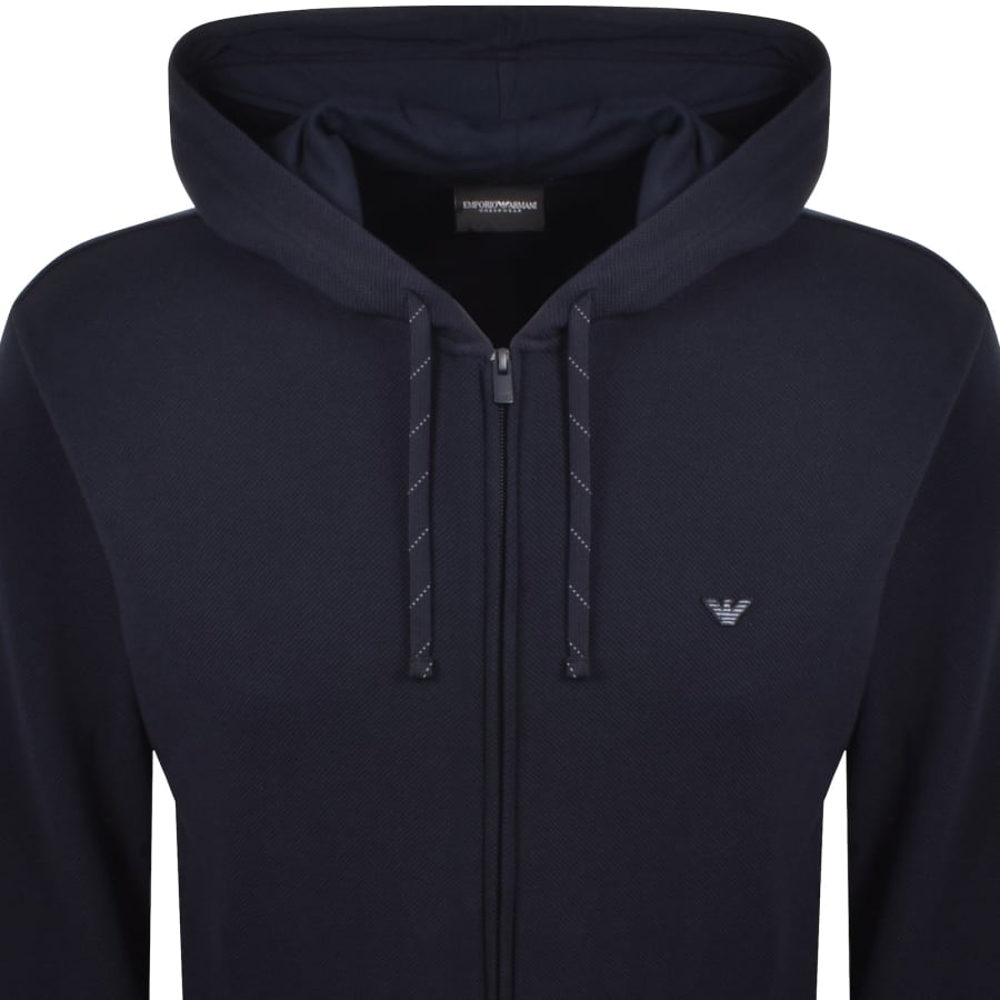Image number 2 for Emporio Armani Loungewear Hoodie Navy