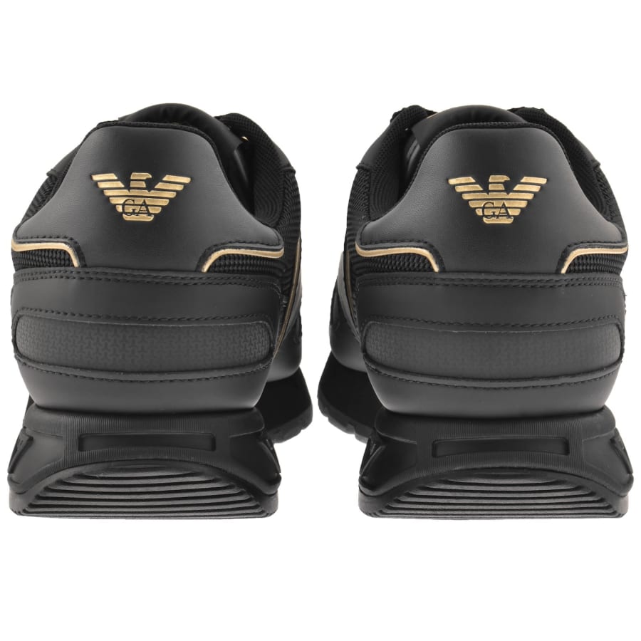 Image number 3 for EA7 Emporio Armani Logo Trainers Black
