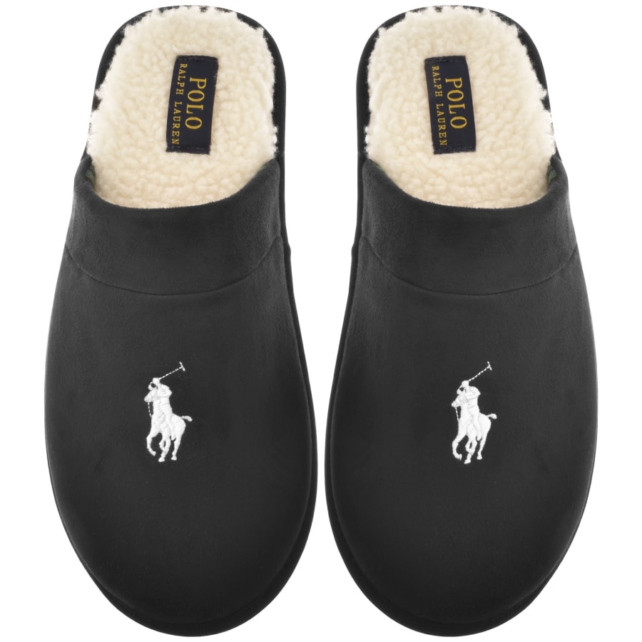 Image number 1 for Ralph Lauren Klarence Slippers Black