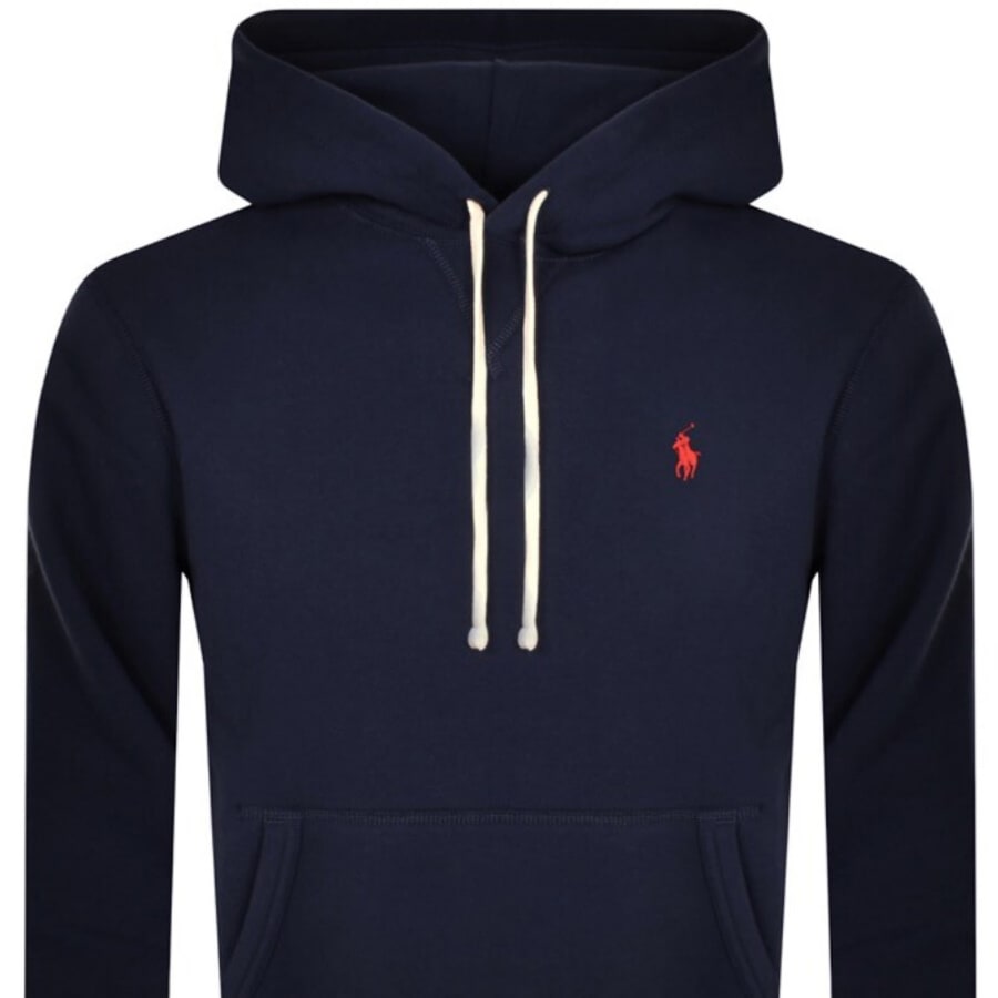 Image number 2 for Ralph Lauren Pullover Hoodie Navy