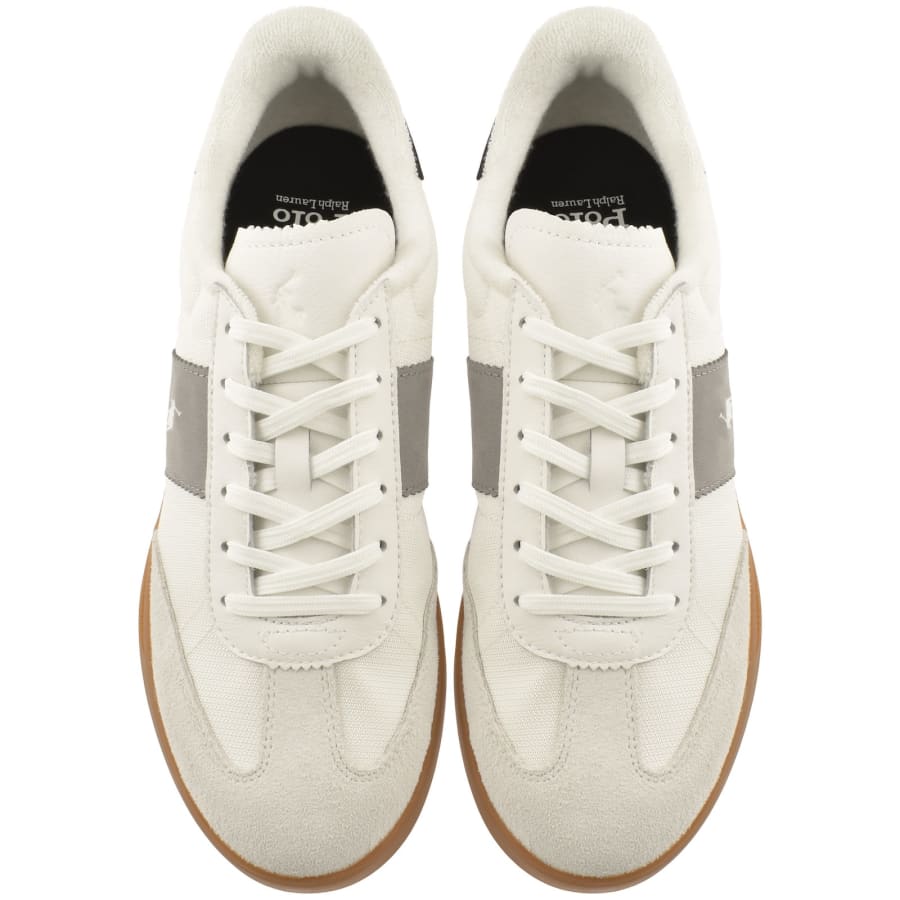 Image number 3 for Ralph Lauren Heritage Aera Trainers White