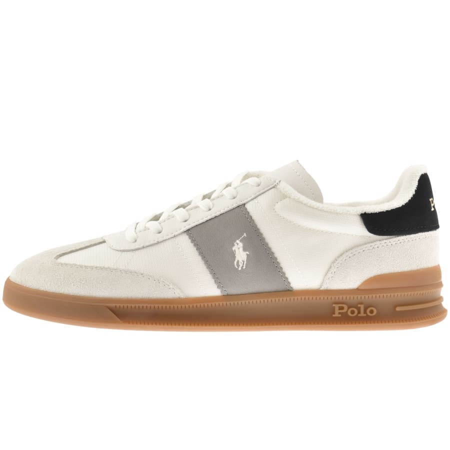 Image number 1 for Ralph Lauren Heritage Aera Trainers White