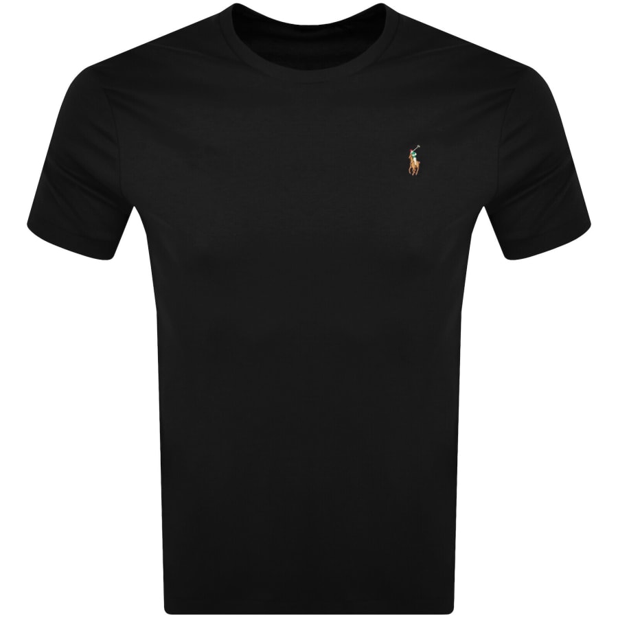 Image number 1 for Ralph Lauren Crew Neck T Shirt Black