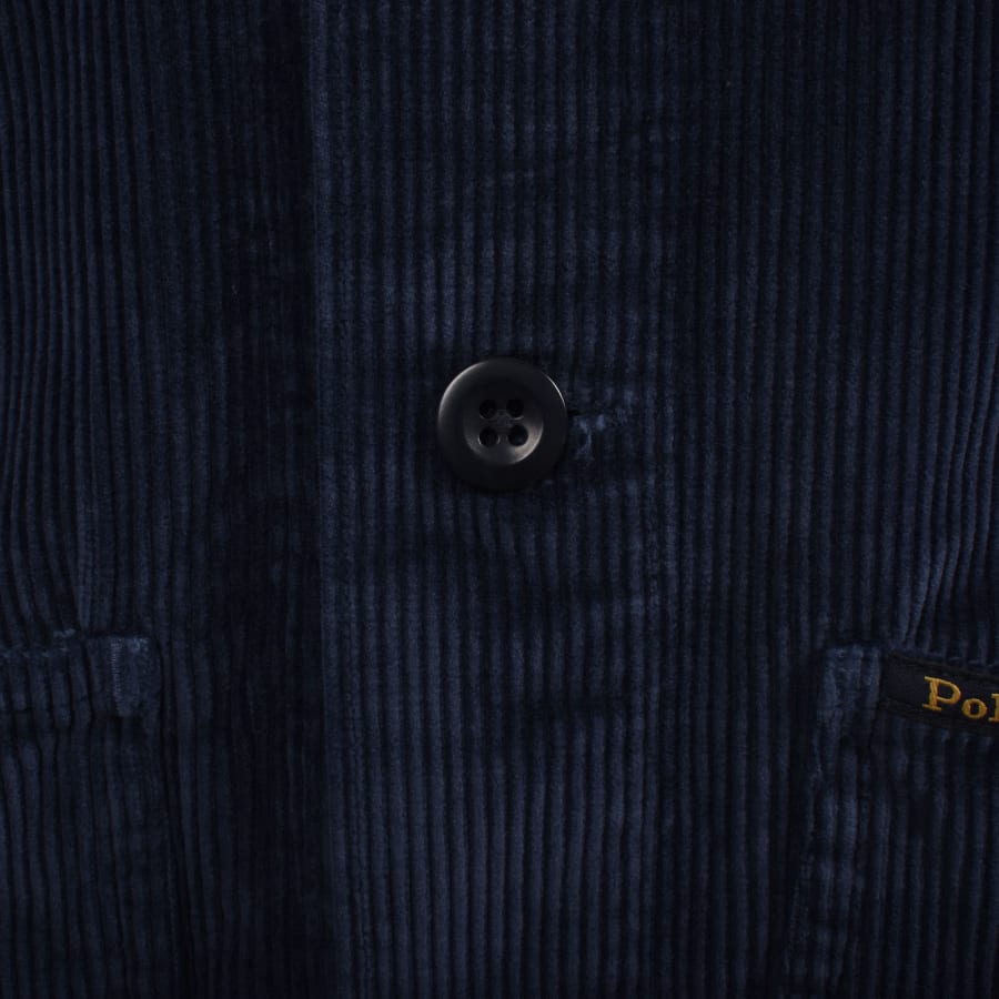 Image number 5 for Ralph Lauren Corduroy Overshirt Navy