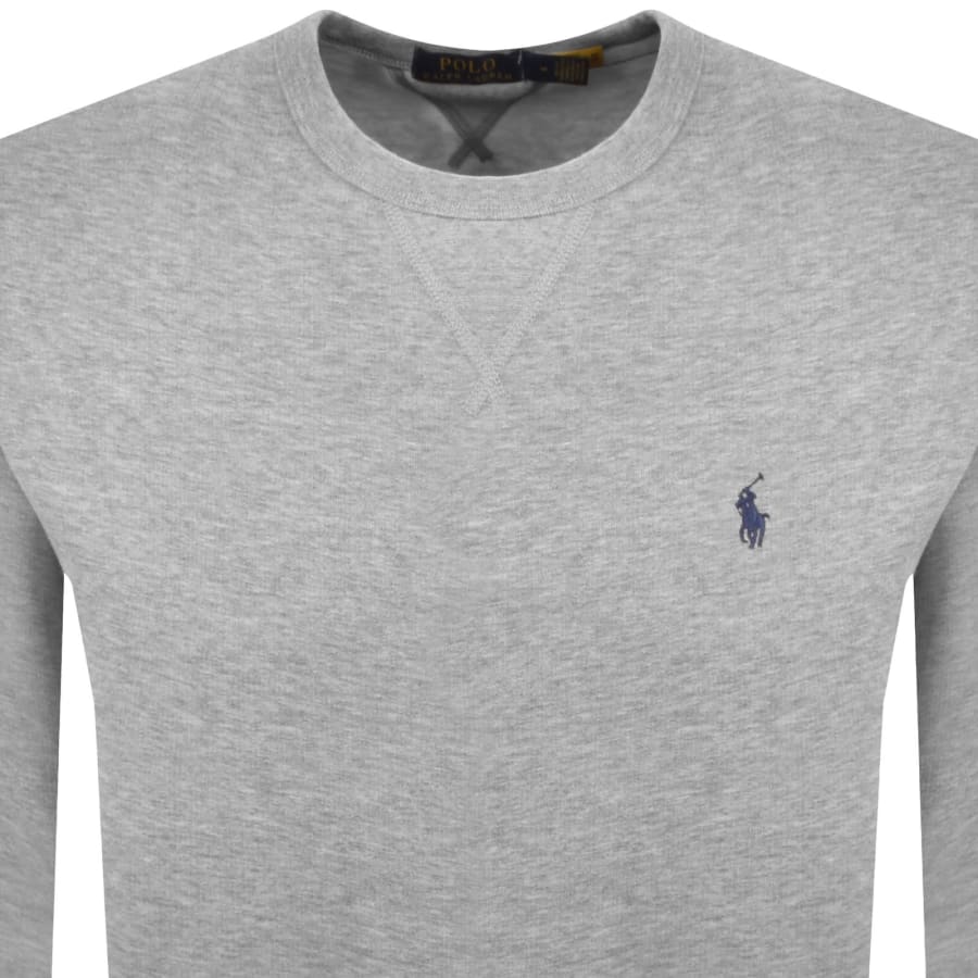 Image number 2 for Ralph Lauren Crew Neck Sweatshirt Grey