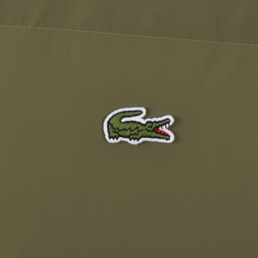 Image number 3 for Lacoste Big Baffle Down Jacket Khaki