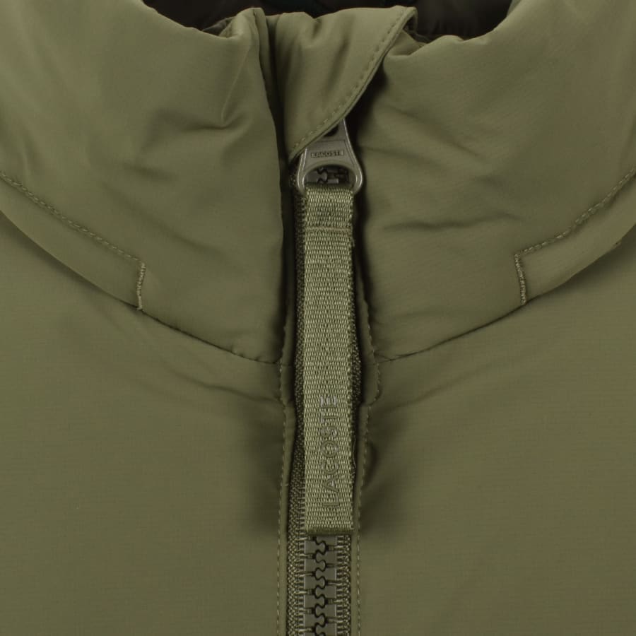 Image number 4 for Lacoste Big Baffle Down Jacket Khaki