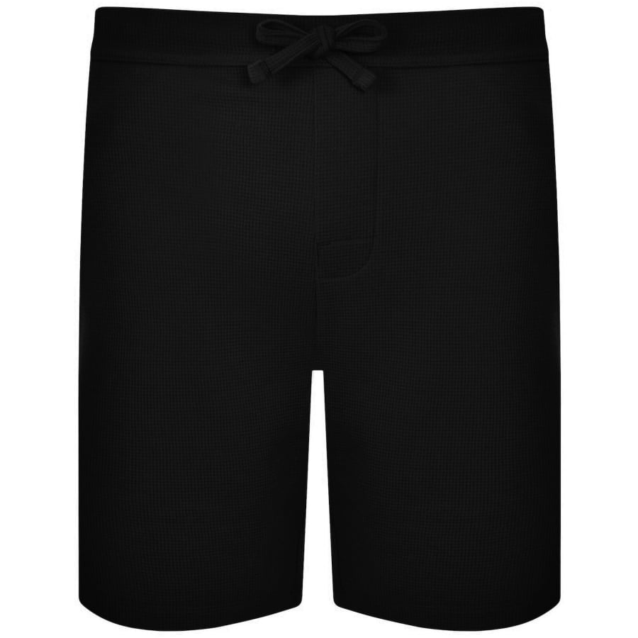 Image number 3 for BOSS Mix And Match Waffle Short Set Black