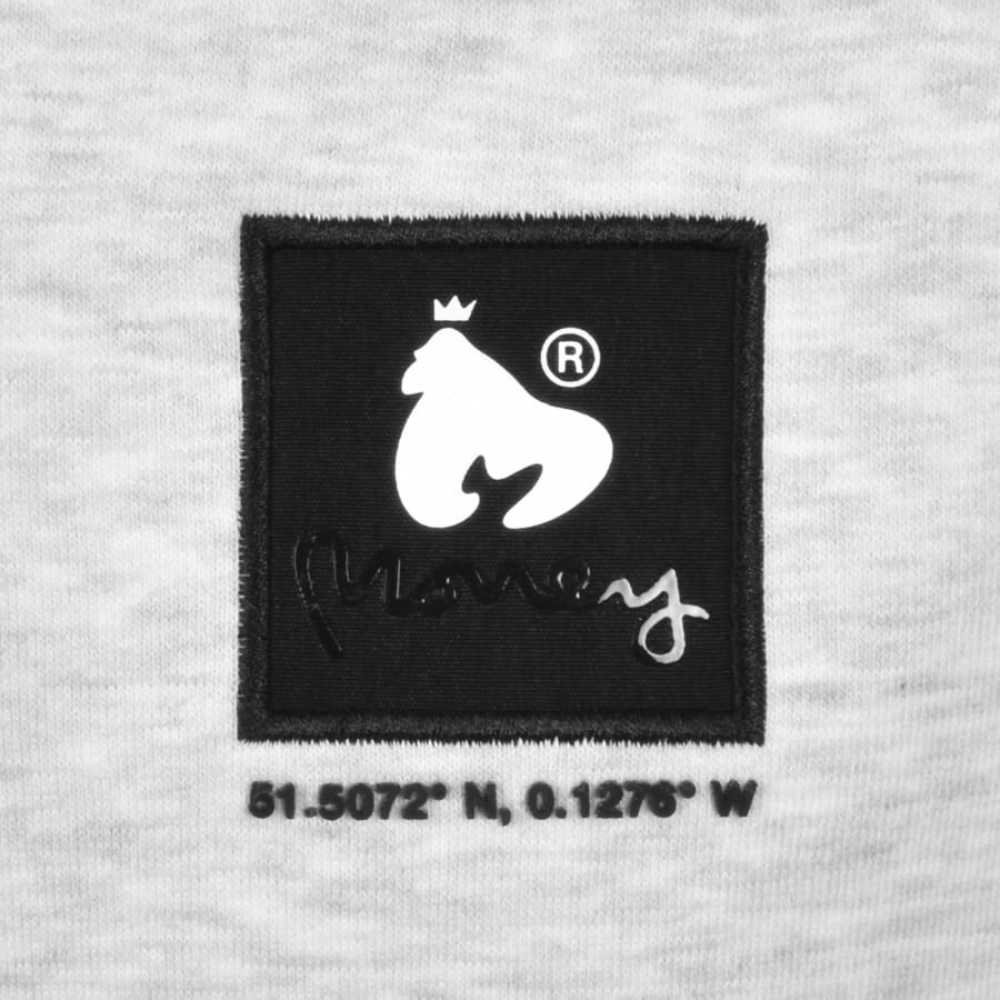 Image number 4 for Money Full Zip Hooded Tracksuit Grey