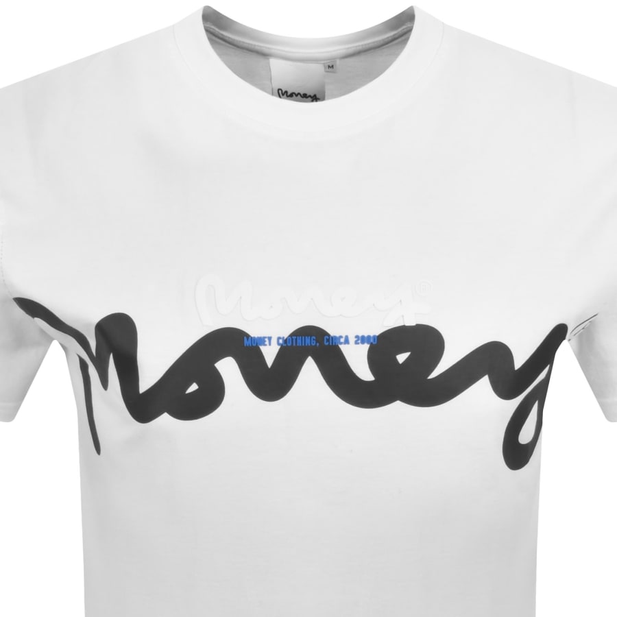 Image number 3 for Money Interflow T Shirt White