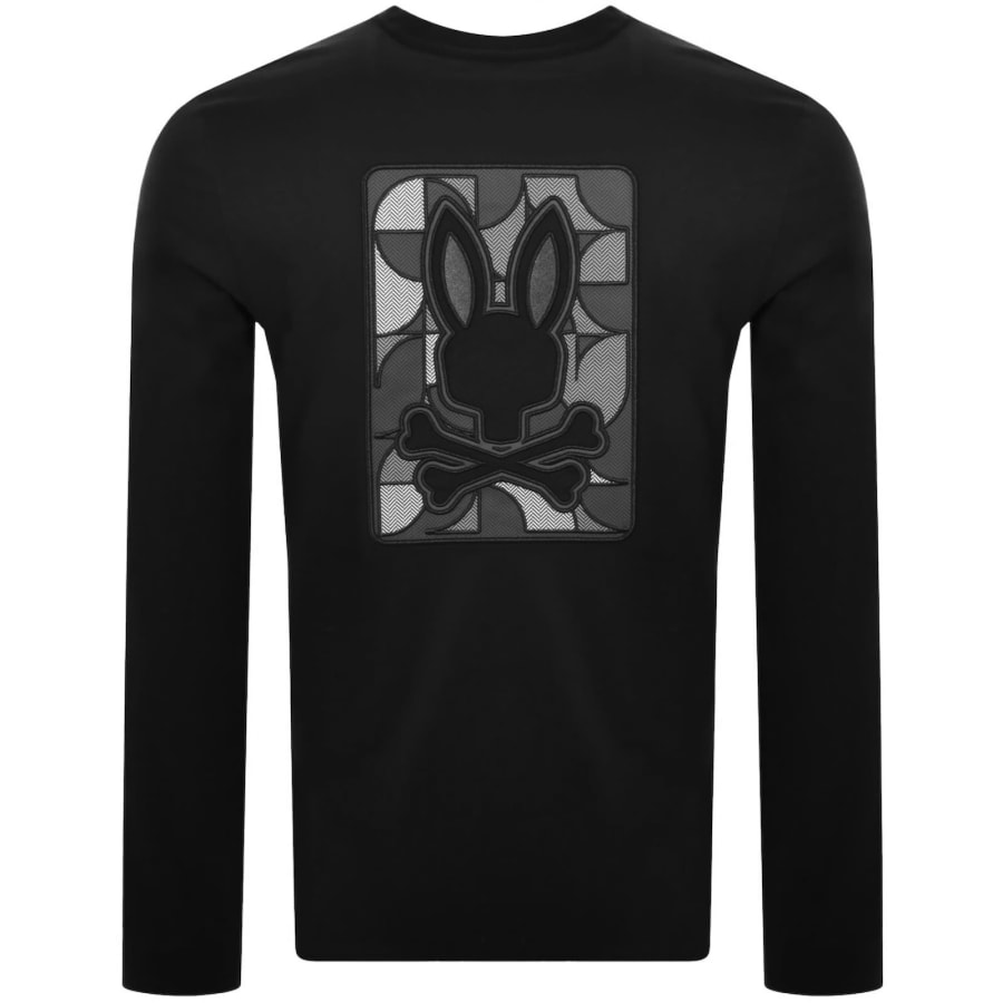 Image number 5 for Psycho Bunny Marlo Long Sleeve T Shirt Black