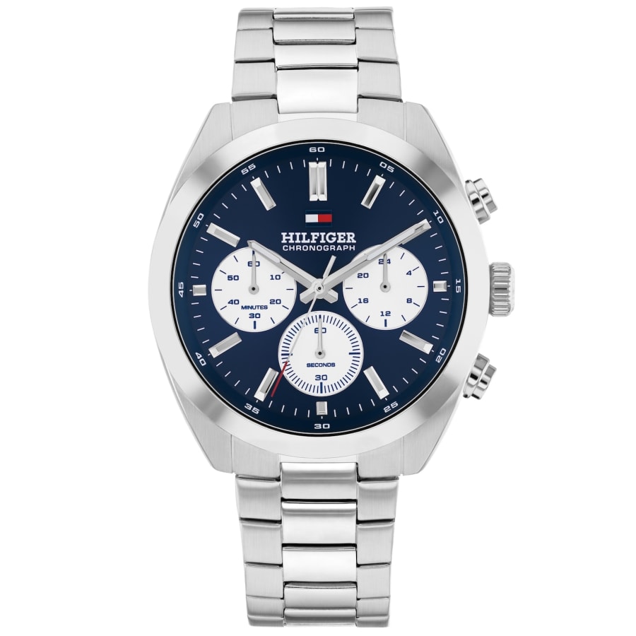 Image number 1 for Tommy Hilfiger Hudson Chronograph Watch Silver