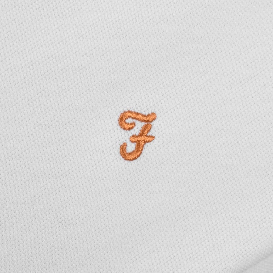 Image number 3 for Farah Elton Polo T Shirt White
