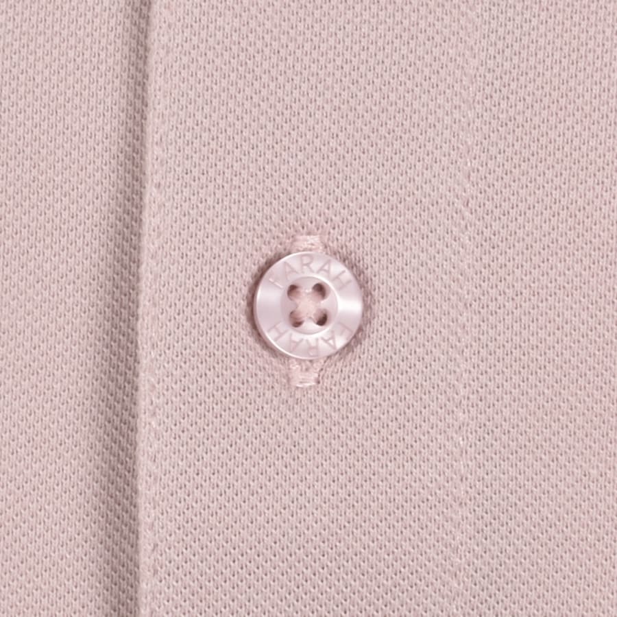 Image number 4 for Farah Elton Polo T Shirt Flora Pink