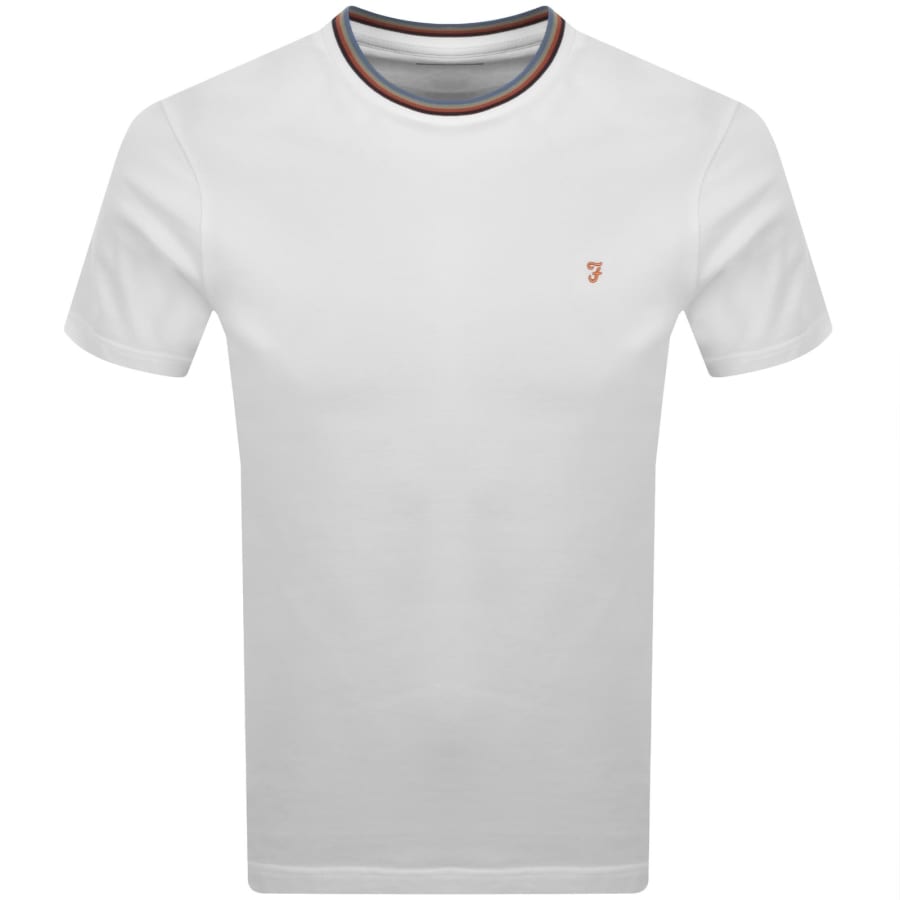 Image number 1 for Farah Elton T Shirt White