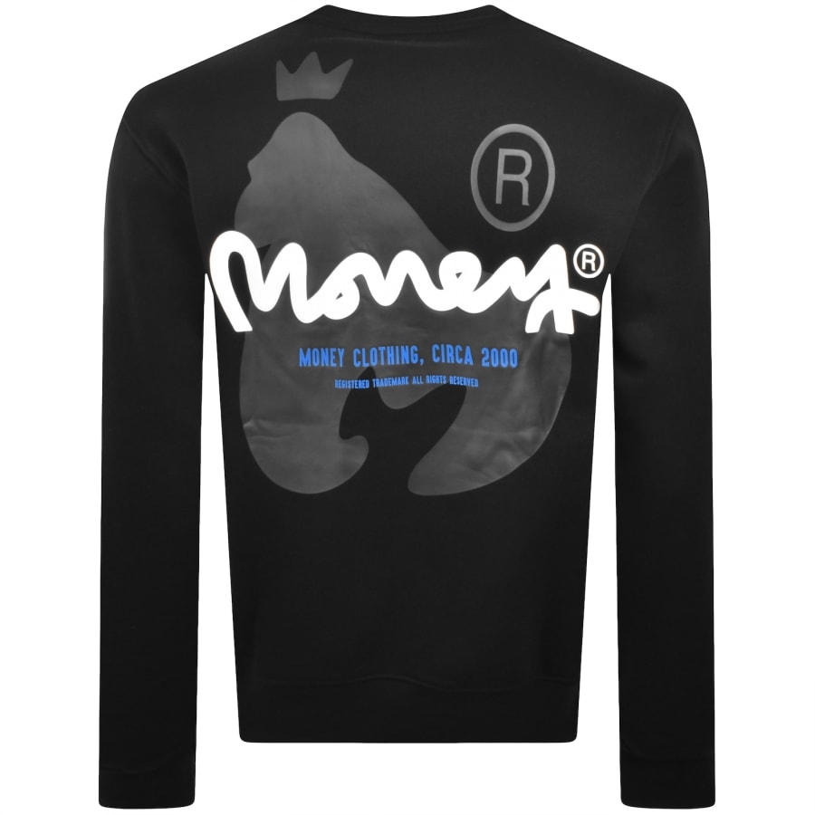 Image number 5 for Money Interflow Crewneck Sweatshirt Black