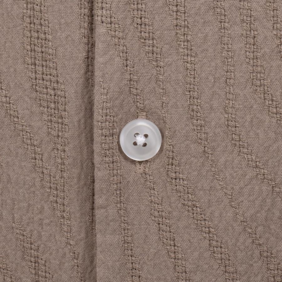 Image number 4 for Farah Riley Short Sleeve Shirt Brown
