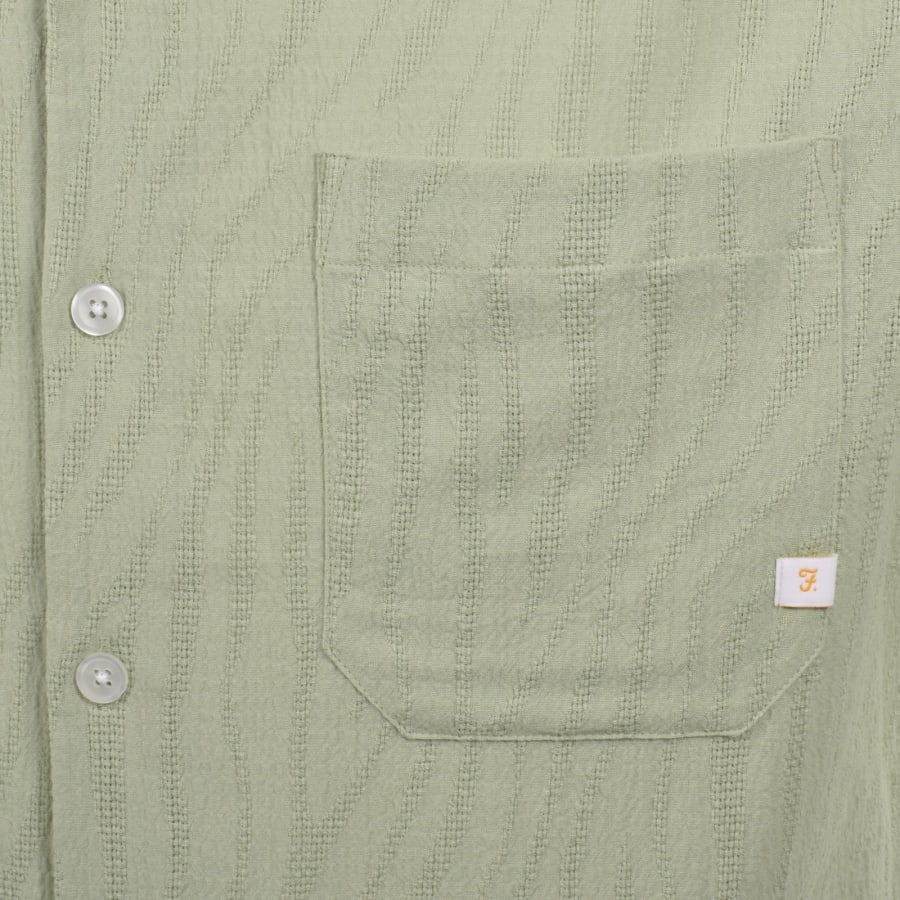 Image number 3 for Farah Riley Short Sleeve Shirt Green