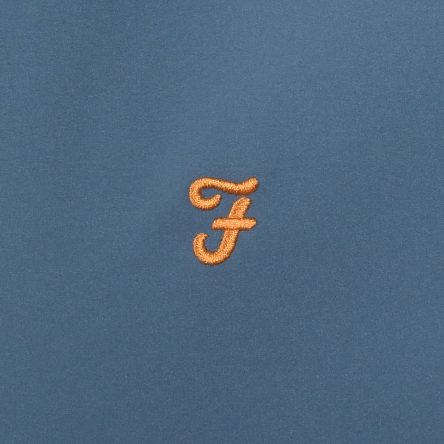 Image number 3 for Farah Rhodes Hooded Jacket Blue